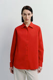 Alda Button Down Shirt Red