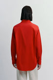 Alda Button Down Shirt Red