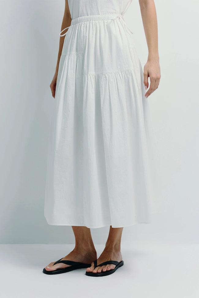 Etoile Voluminous Skirt White
